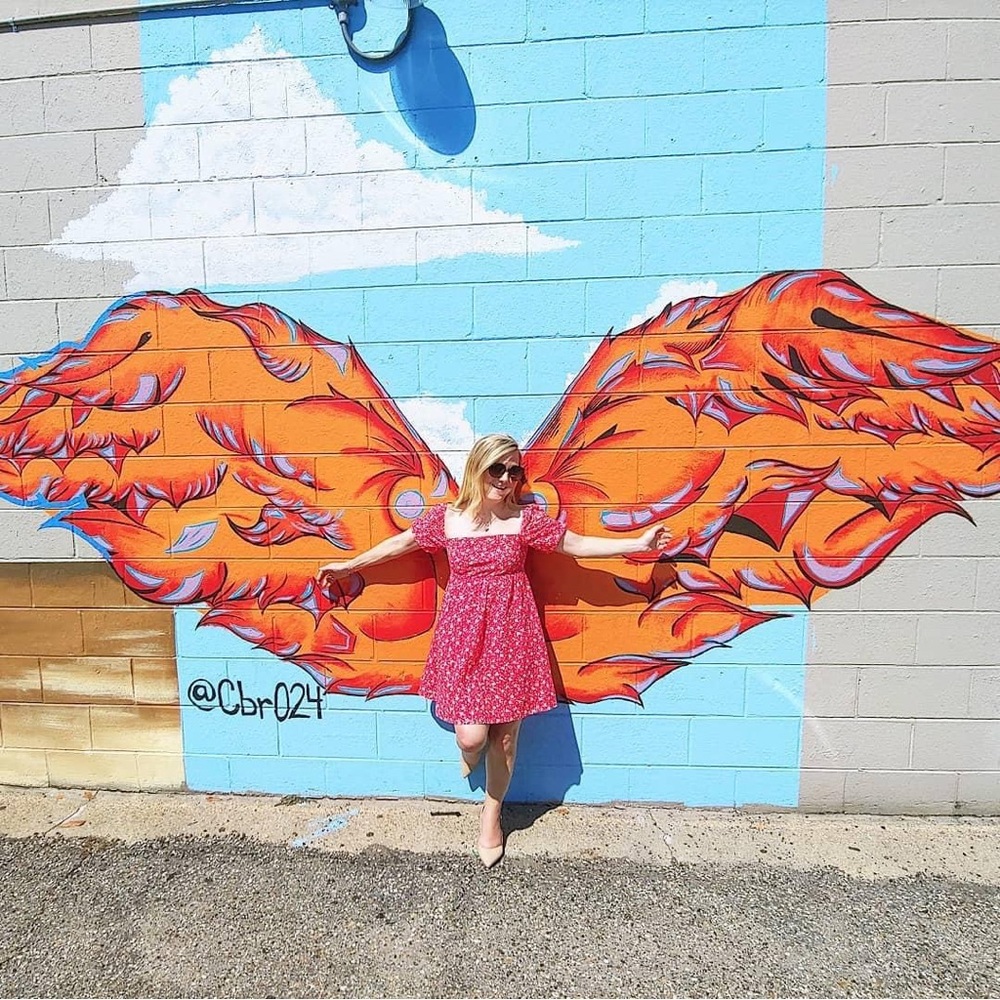 Anthropologie fuchsia eyelet dress